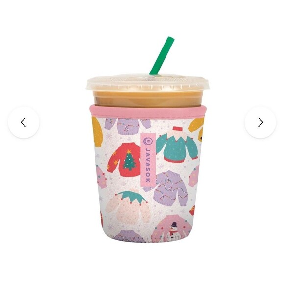 Sok It JavaSok Soft Personal Beverage Cold Cup Sleeve Sweaters 16-20 Oz - Picture 1 of 3